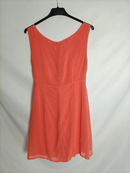 SOAKED. Vestido corto naranja T.xs