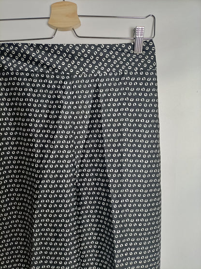 ZARA.Pantalón culotte efecto print T.m