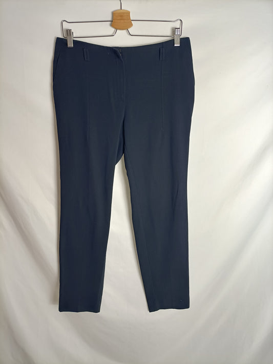 OTRAS. Pantalones de pinza azules T.L