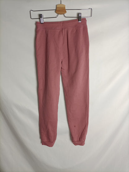 PRIMARK. Pantalón rosa elástico T.10-11 años