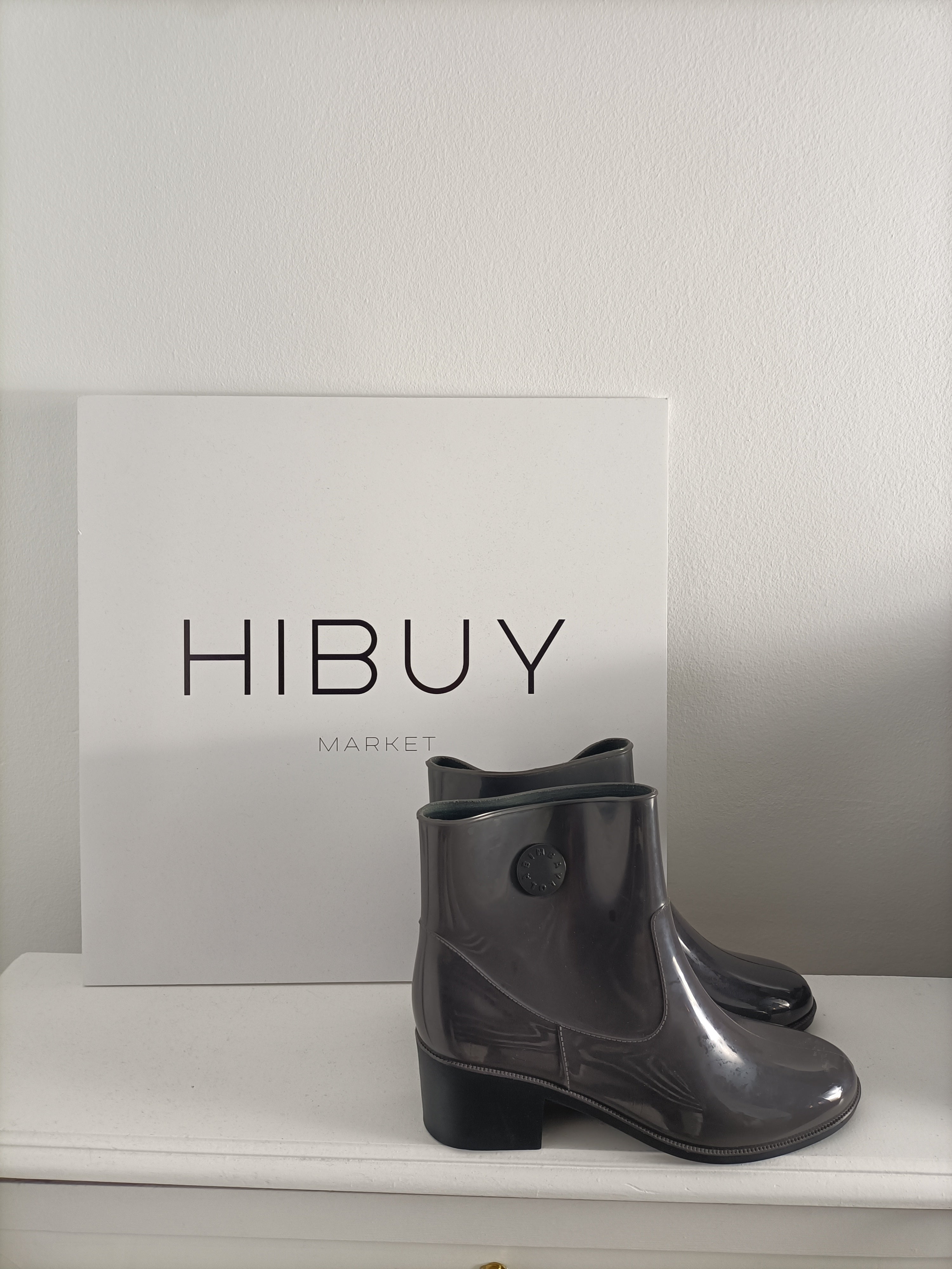 BIMBA Y LOLA. Botas de agua grises t. XL 40 41 Hibuy market