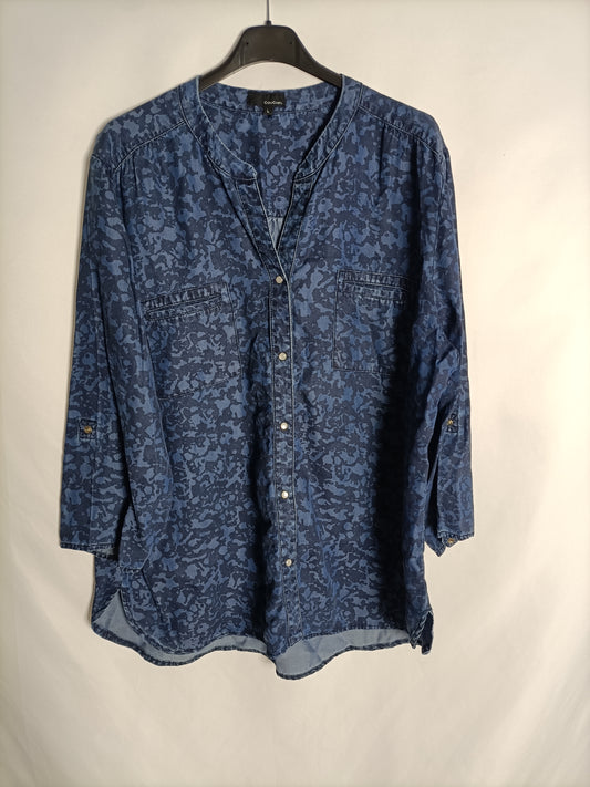 COUCHEL. Blusa denim camuflaje T.l