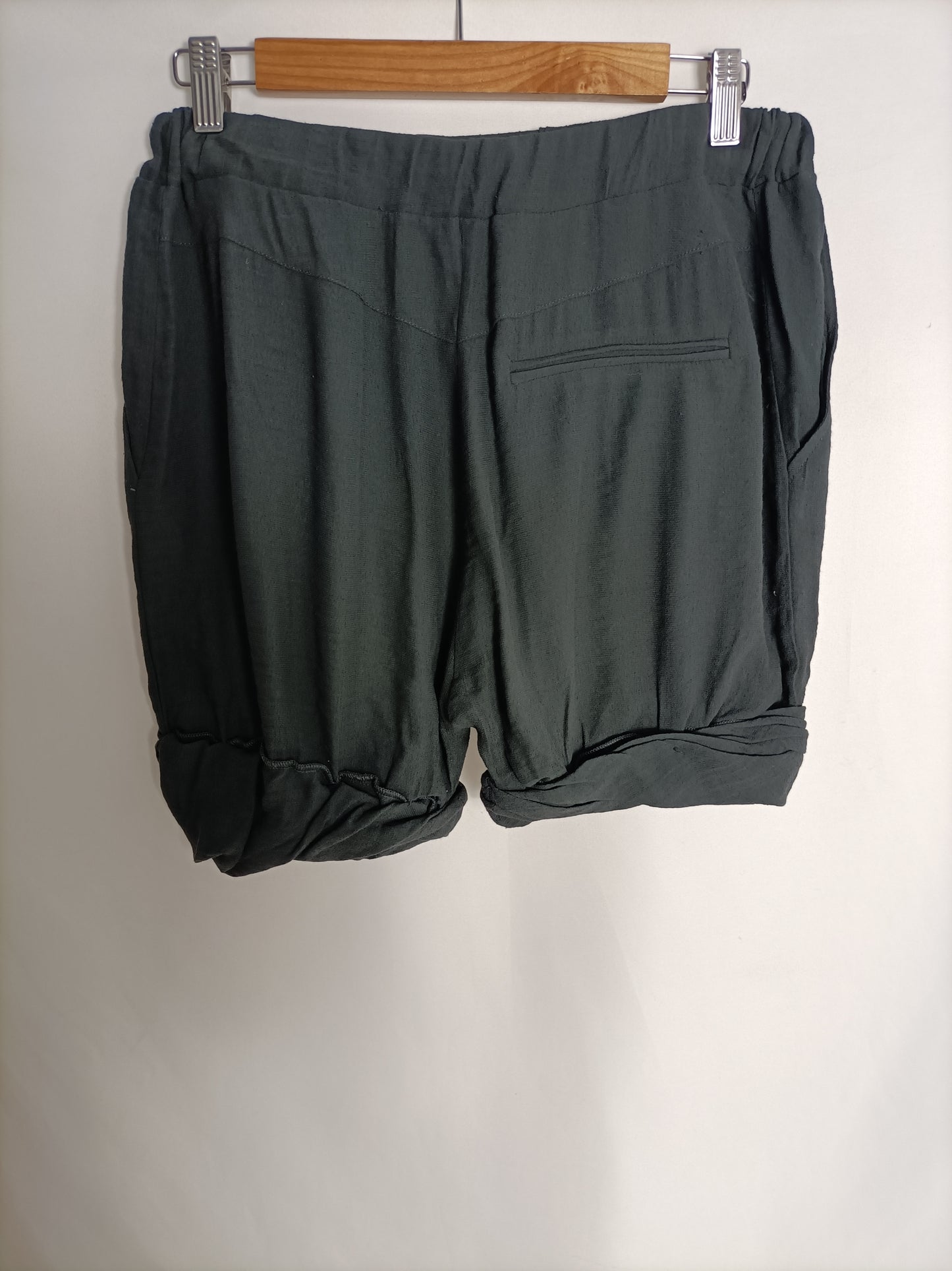 MAJE. Shorts gris bombacho T.s/m