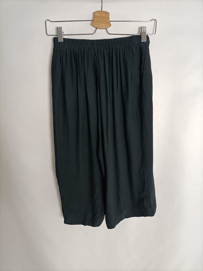 AMERICAN VINTAGE. bermudas negras fluida T.xs