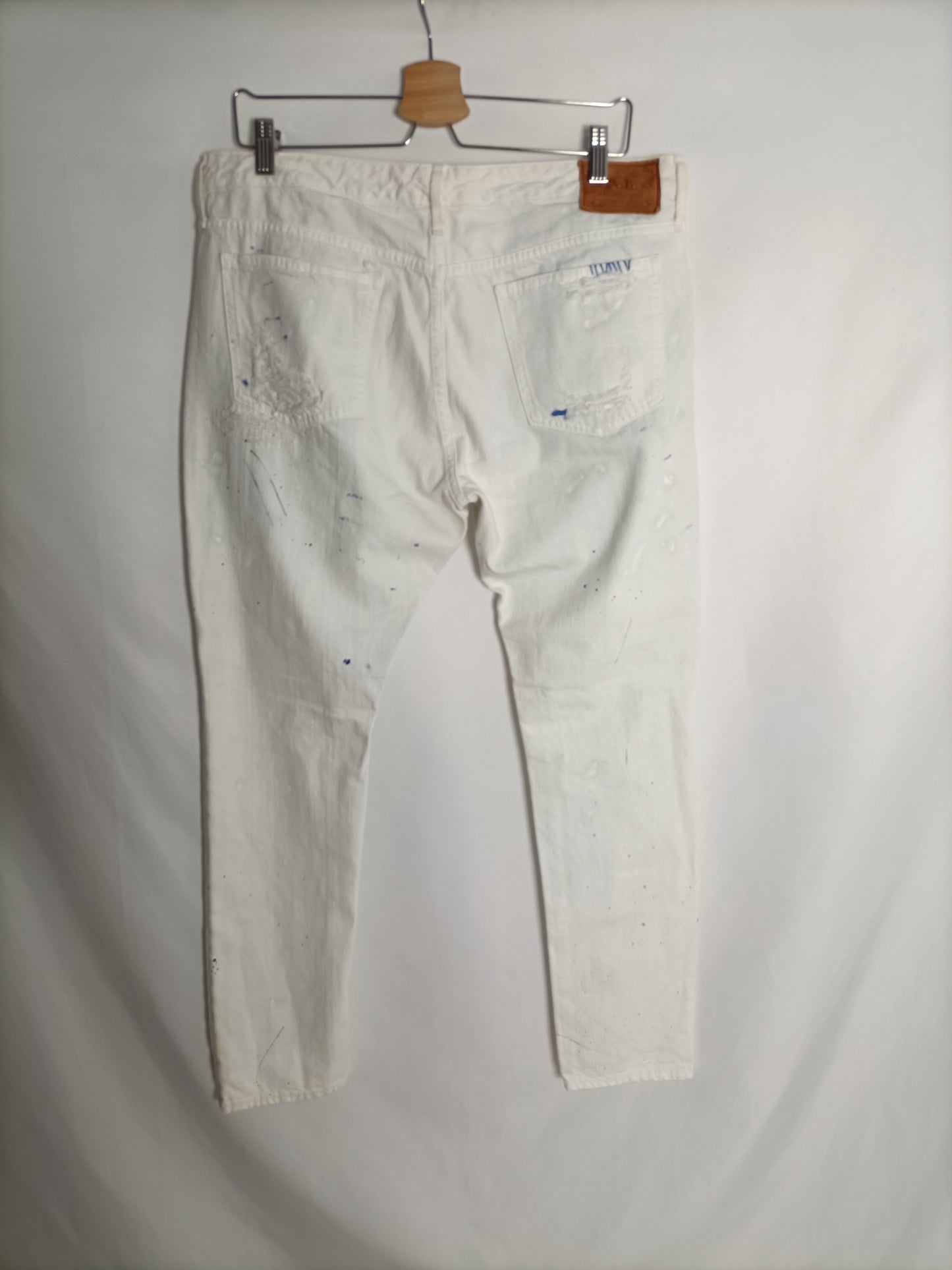 POLO RALHP LAUREN. Jeans efecto pintura T.31(46)