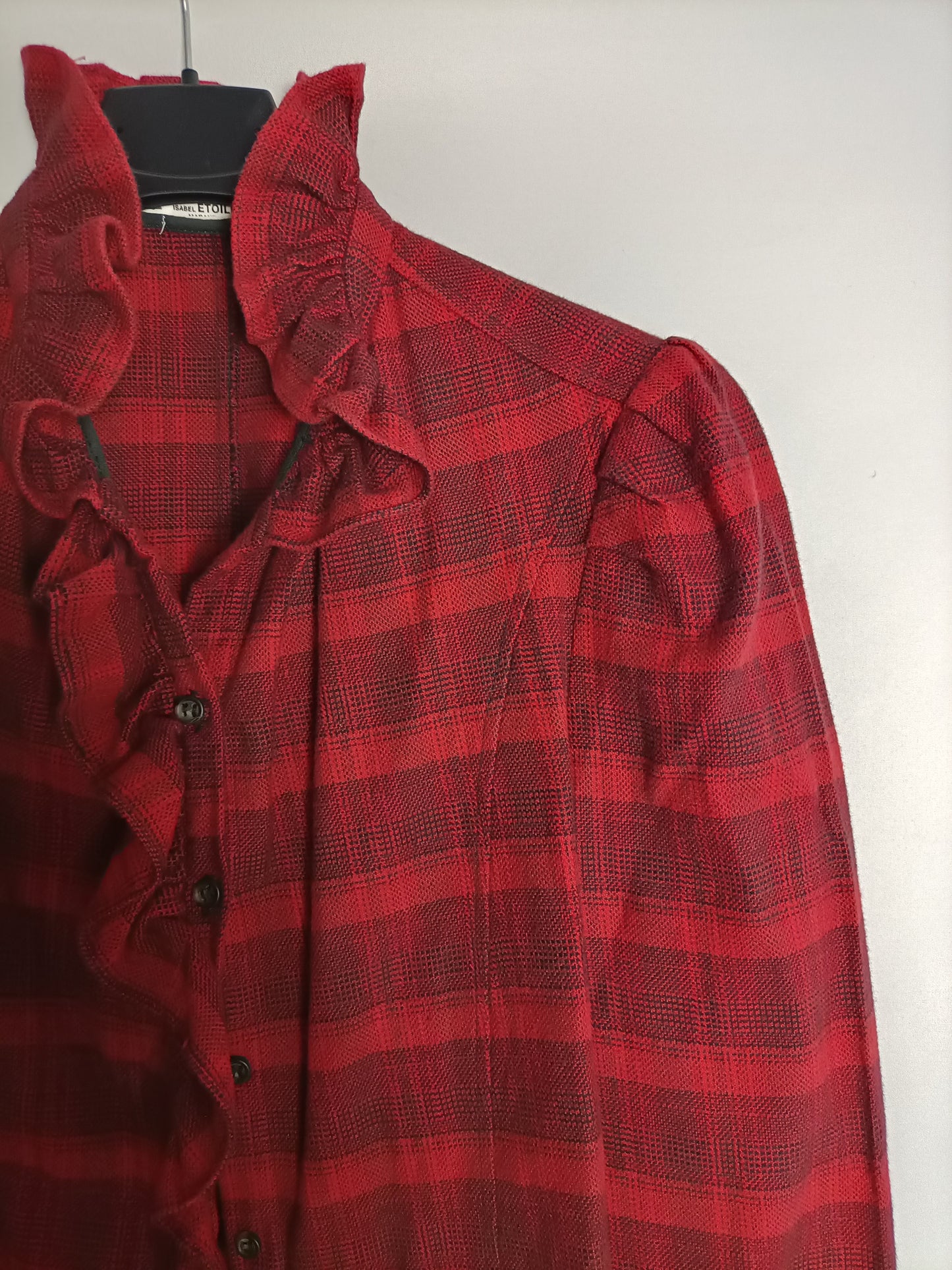 ISABEL ÉTOILE MARANT. Camisa de cuadros T.36