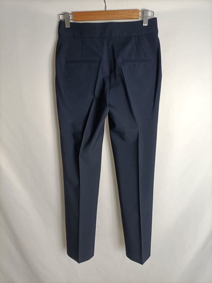 ZARA. Pantalón azul de vestir T.xs