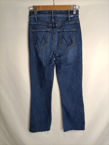 MOTHER. Denim botones campana T.25(34)