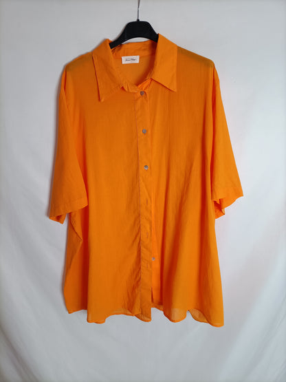 AMERICAN VINTAGE. Blusa naranjas oversized Tu(m/l)