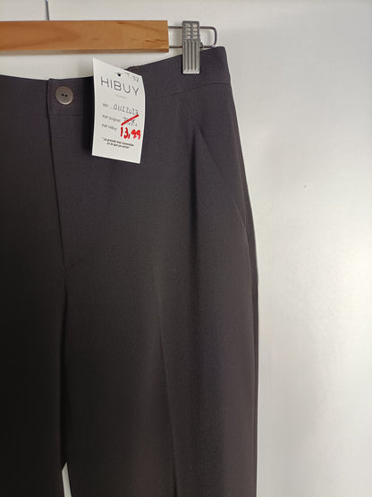 ANINOTO. Pantalón pinza  negro T.38