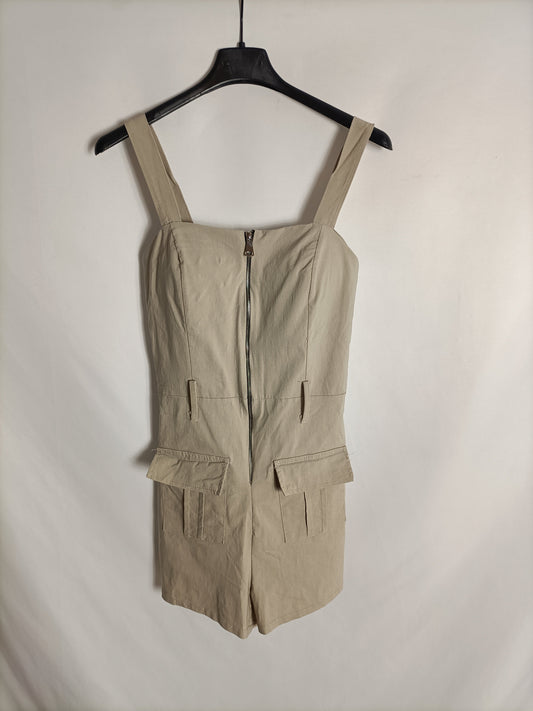 OTRAS. Mono corto beige T.u(xs)