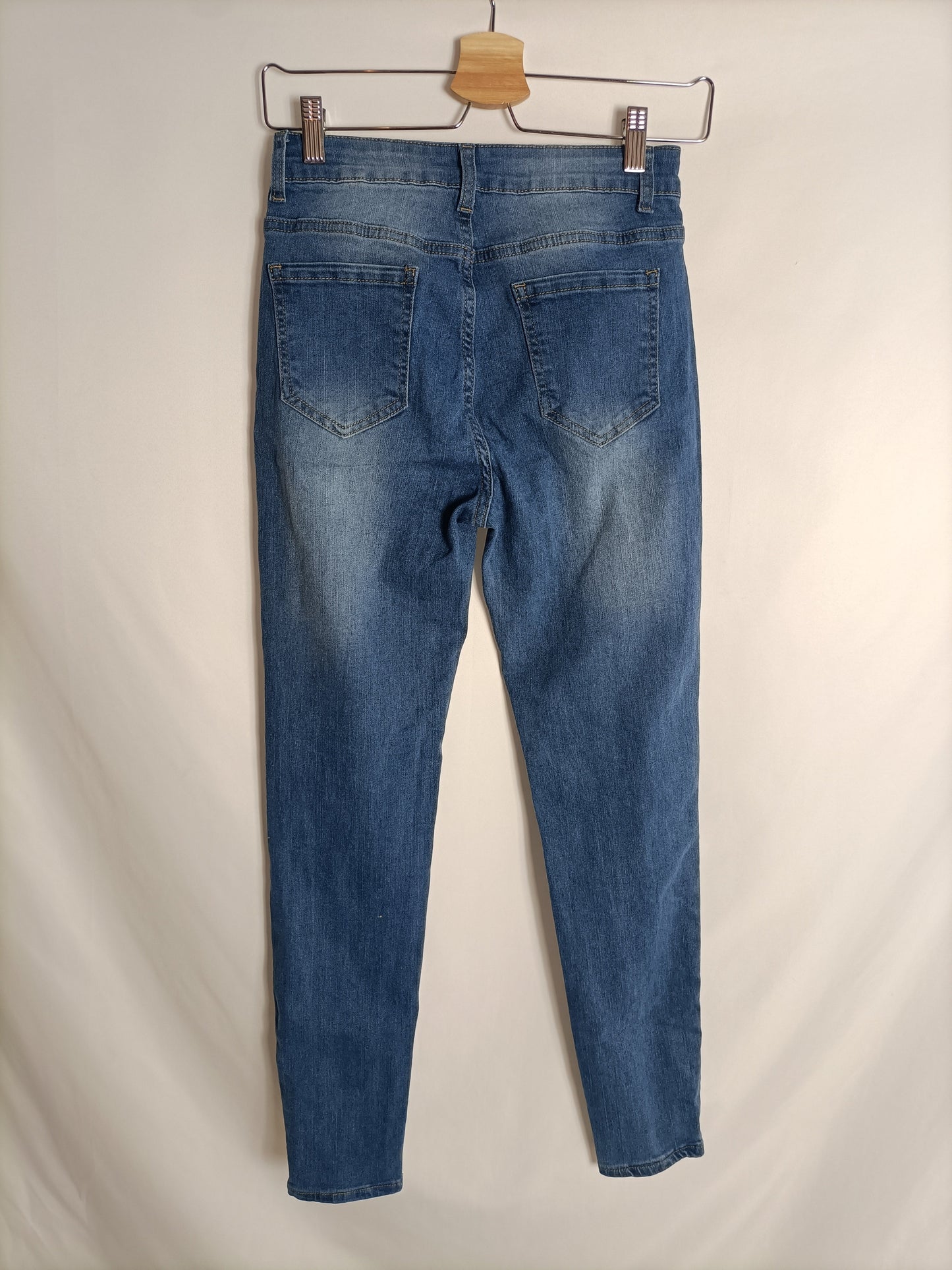 SHEIN. Pantalón denim pitillo T.s