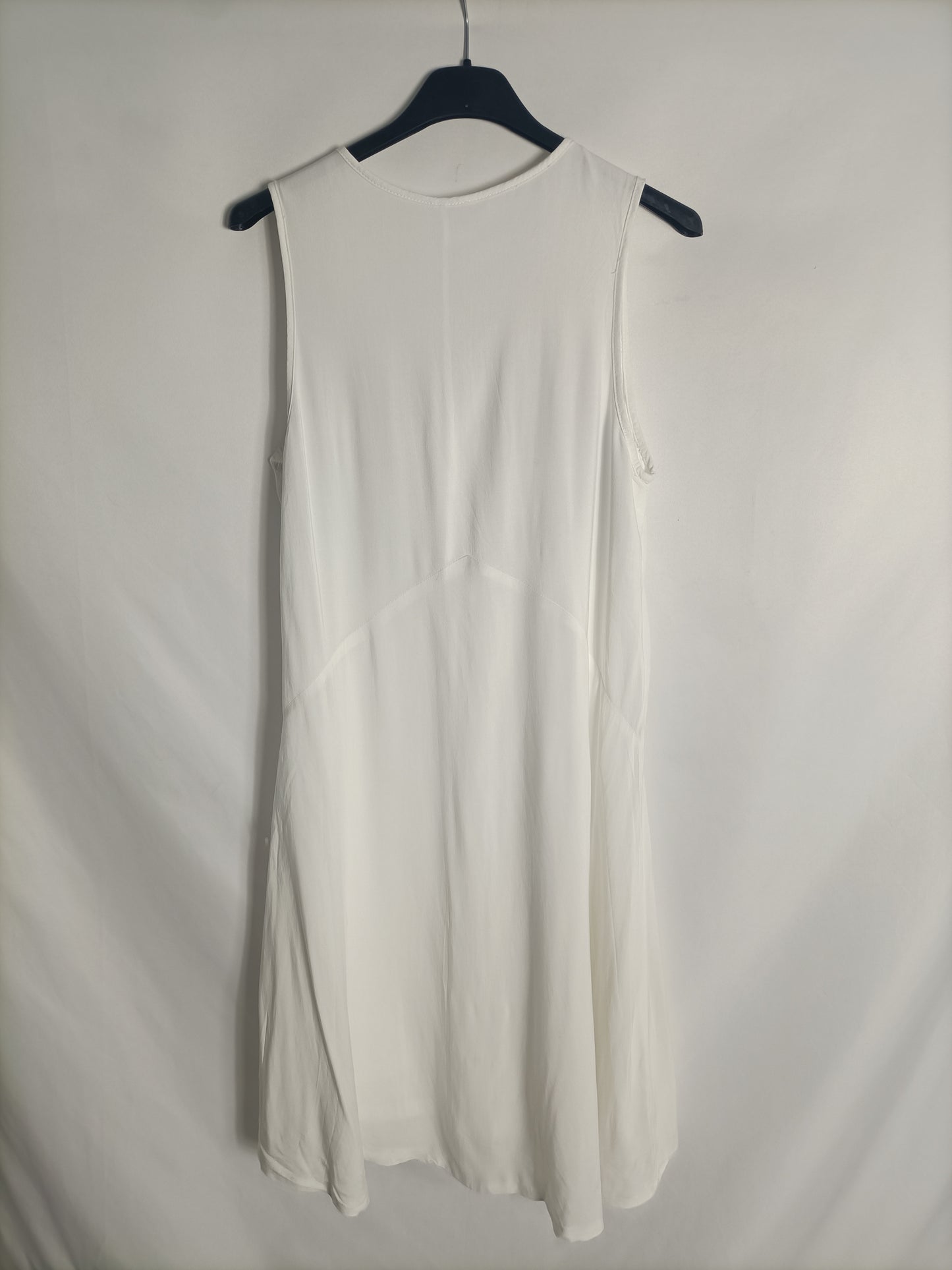 OTRAS. Vestido blanco bordado  T.m