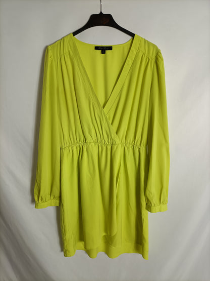 HONEY PUNCH. Vestido amarillo lima T.l