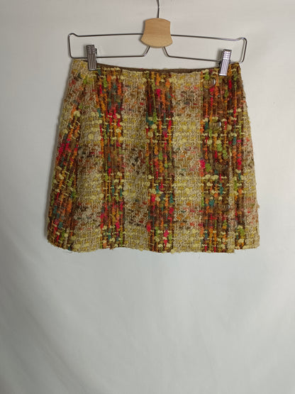 OTRAS. Falda tweed colores T.u(xs)