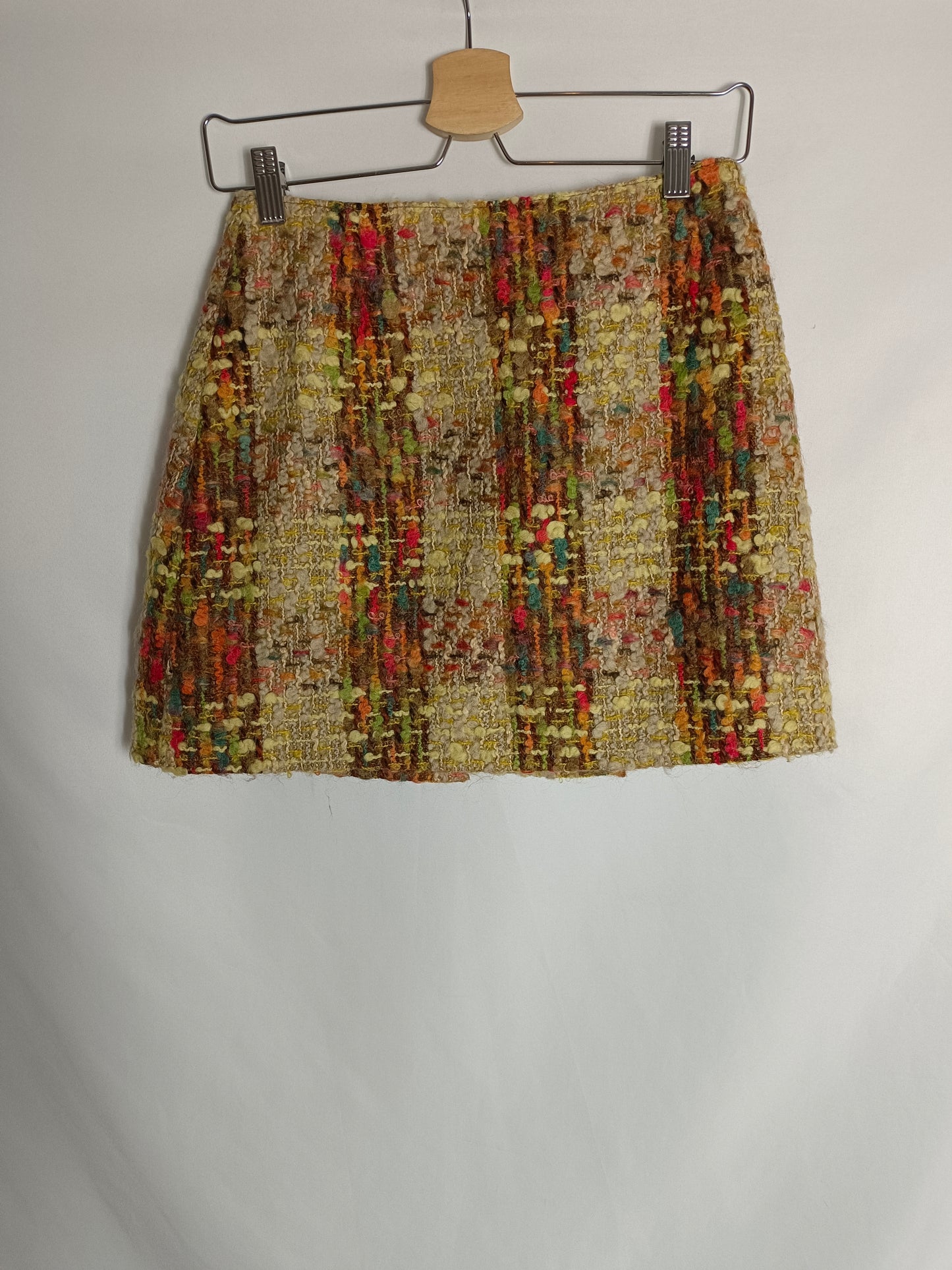 OTRAS. Falda tweed colores T.u(xs)