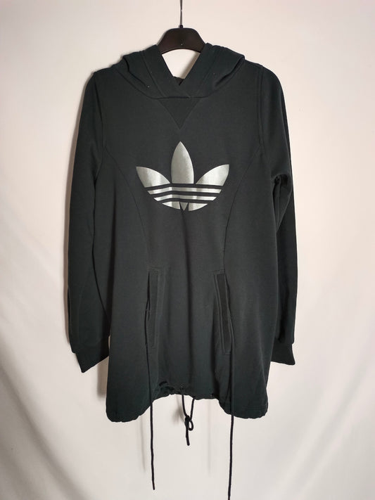 ADIDAS. Vestido/duradera azul capucha T.38