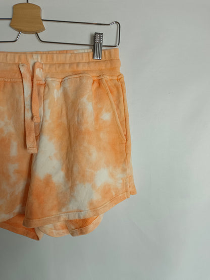 COLOURFUL REBEL. Pantalón tie dye naranja T.s