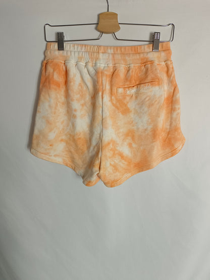 COLOURFUL REBEL. Pantalón tie dye naranja T.s