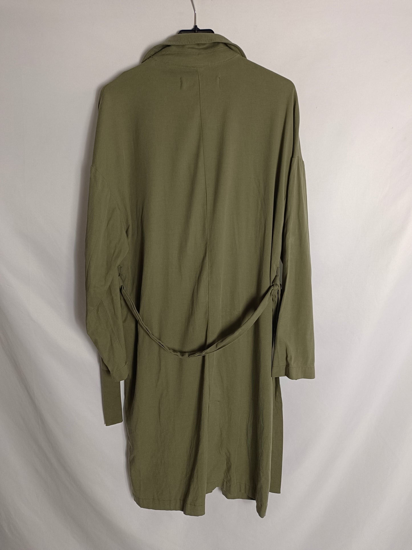 ZARA. Parka verde fina T.xs