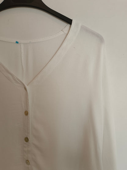 OTRAS. Blusa blanca básica T(s)