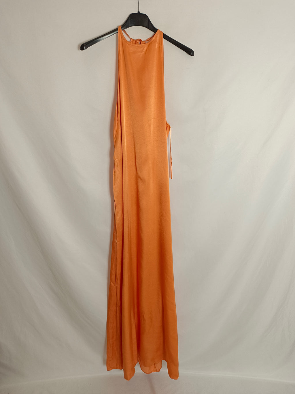 Vestido largo best sale naranja zara