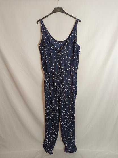 ZARA. Mono azul estrellas T.m