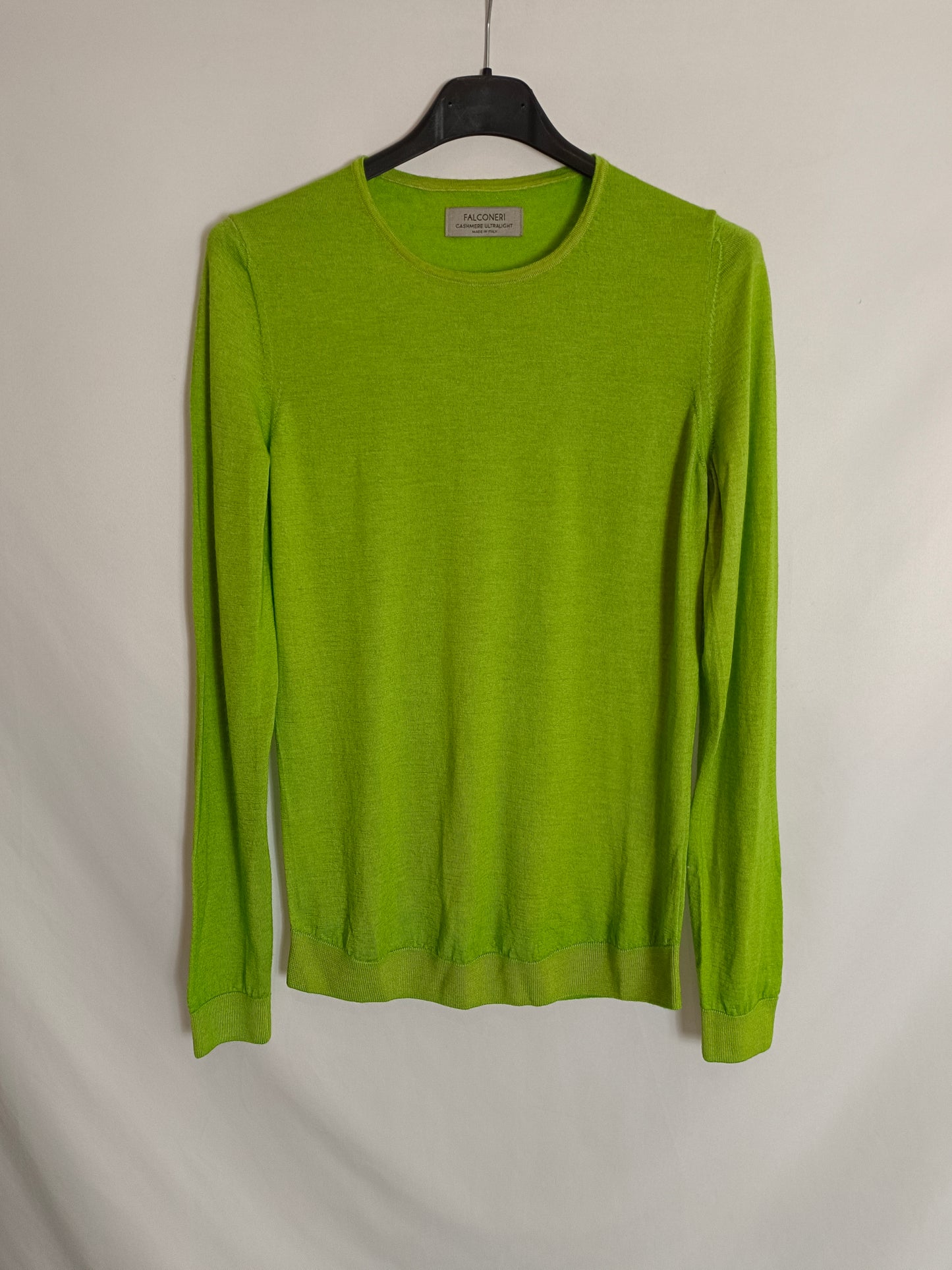 FALCONERI. Jersey verde cashmere TU(S)