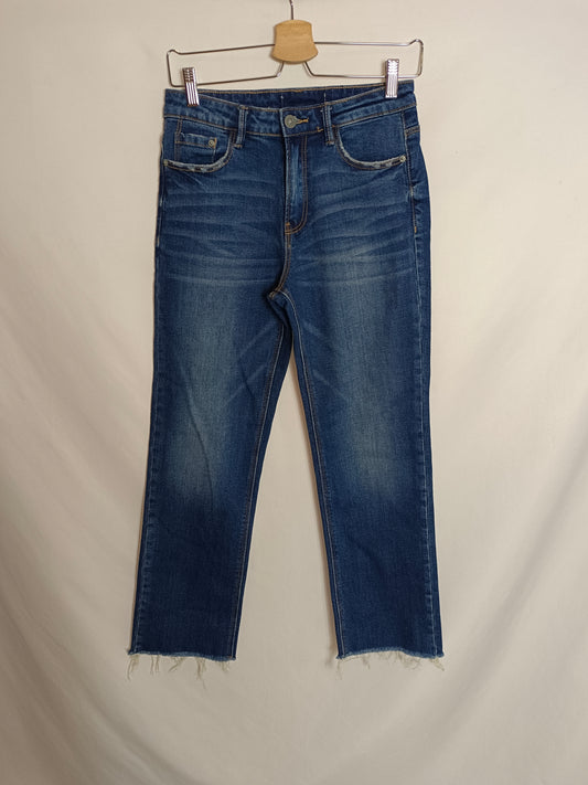 STRADIVARIUS. Pantalón denim vintage T.u(36)