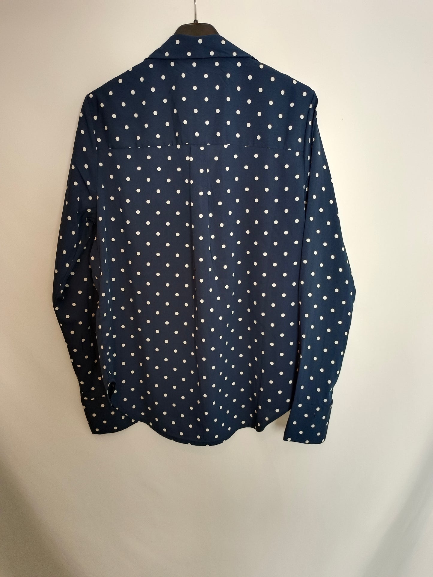 VERO MODA. Blusa azul lunares T.m