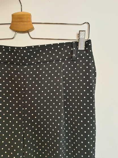 ONLY. Pantalón culotte lunares T.38