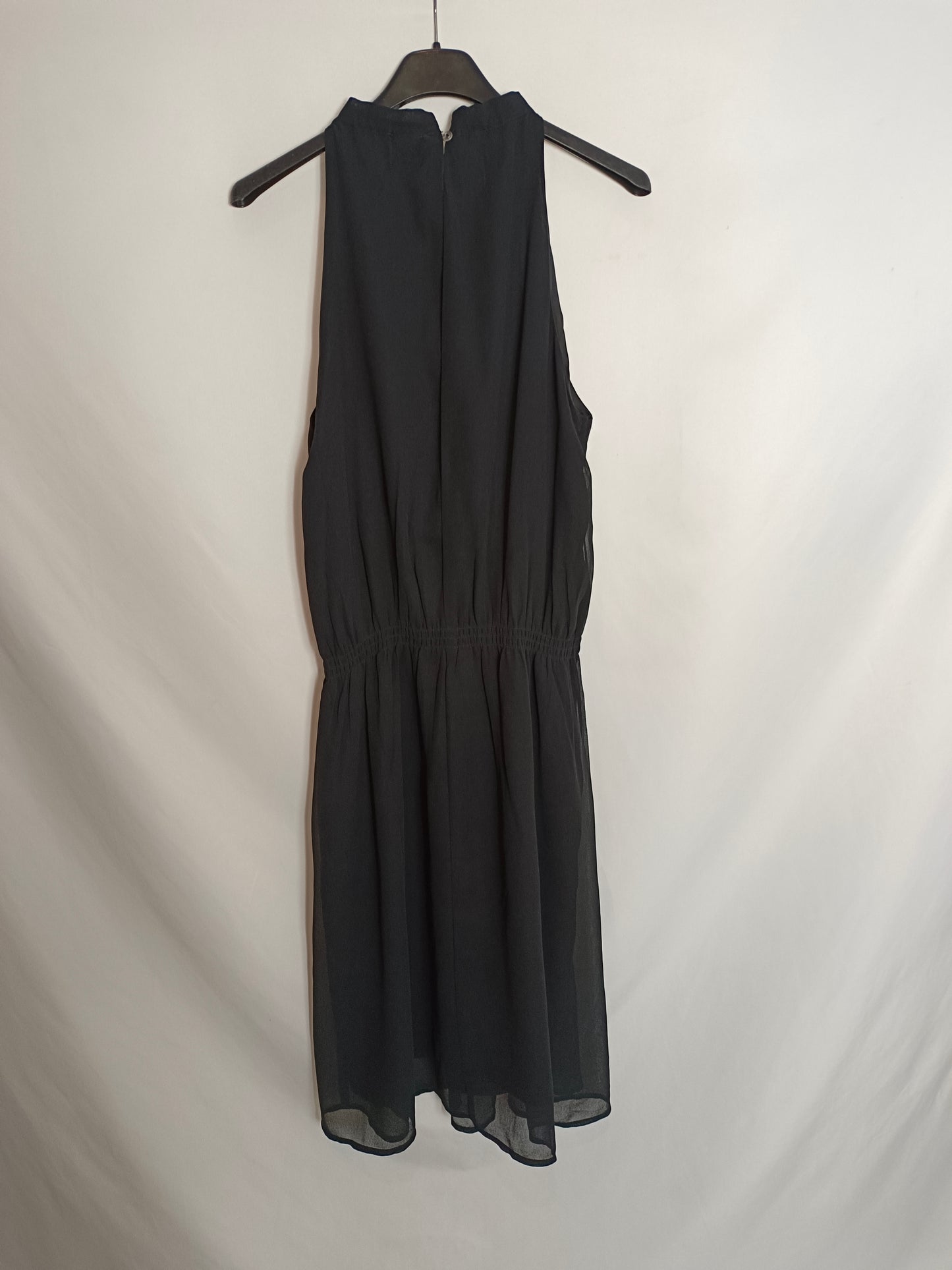 JACQUELINE DE YONG. Vestido fluido negro T.40