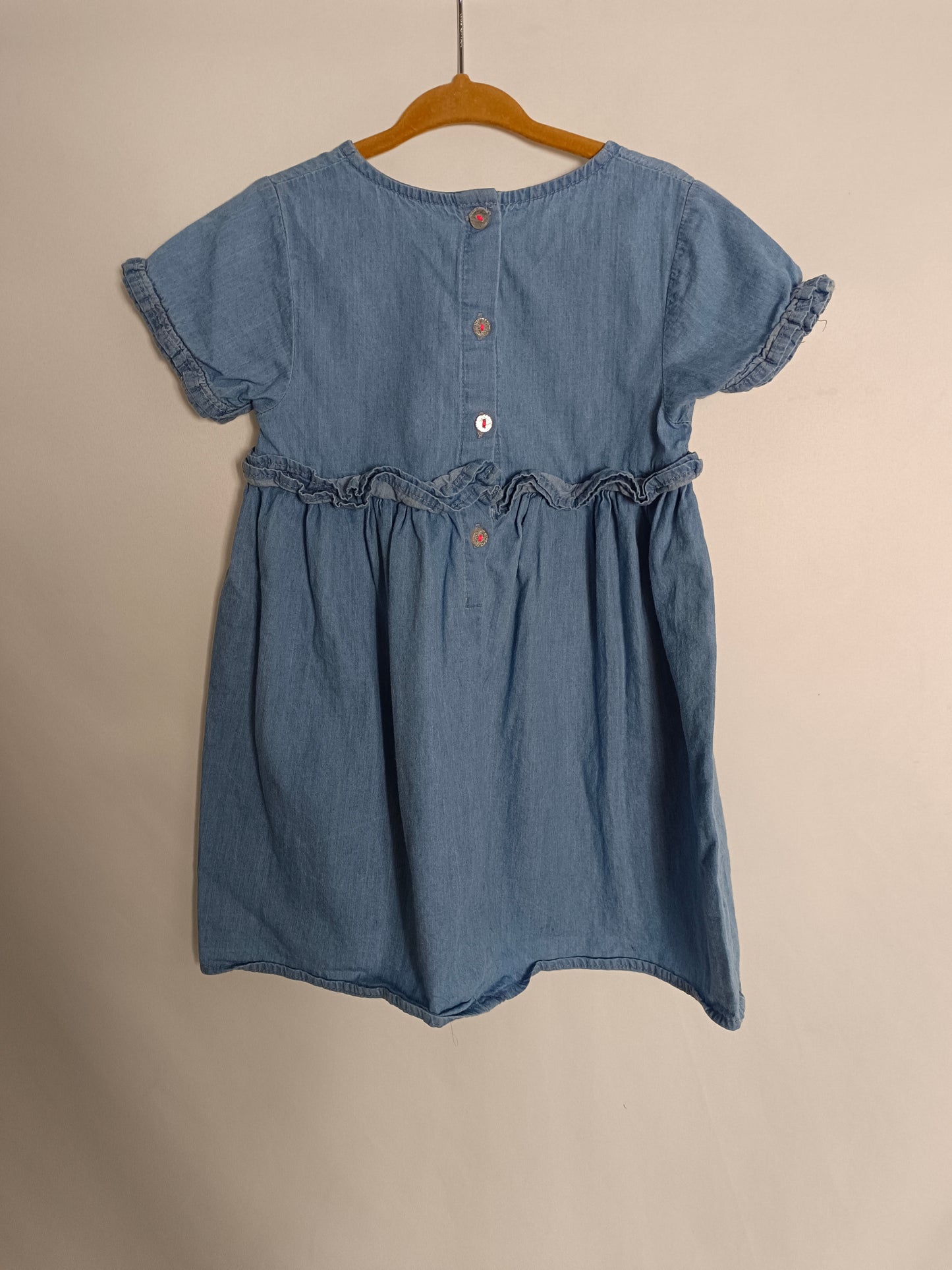 ABSORBA. Vestido corto denim  T.3 años