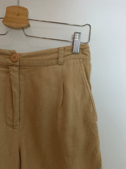 ESEO ESE. Pantalón corto camel T.u(34)