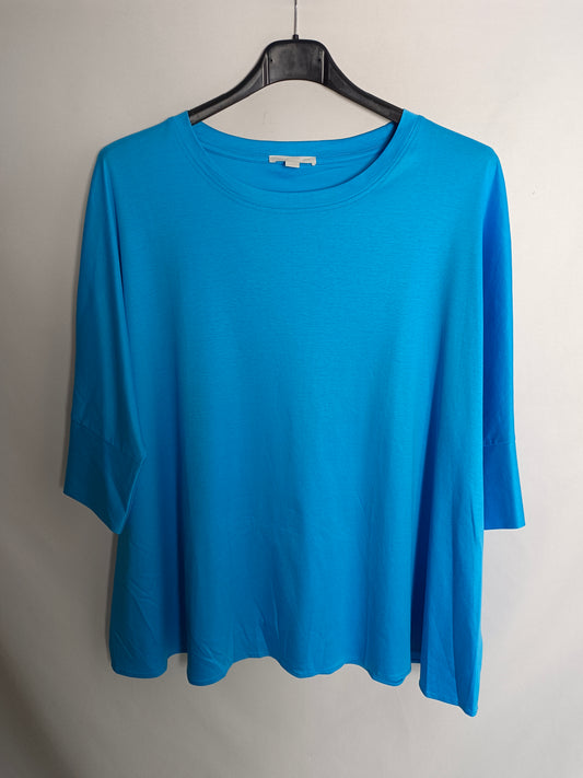 COS. Camiseta oversized azul T.s