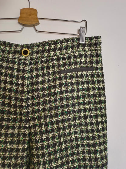 OTRAS. Pantalón tweed acampanado T.u(42)