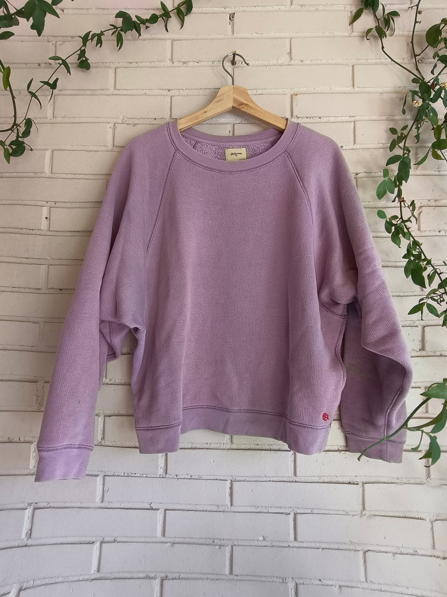 BELLEROSE. sudadera morada T.2(m)tara