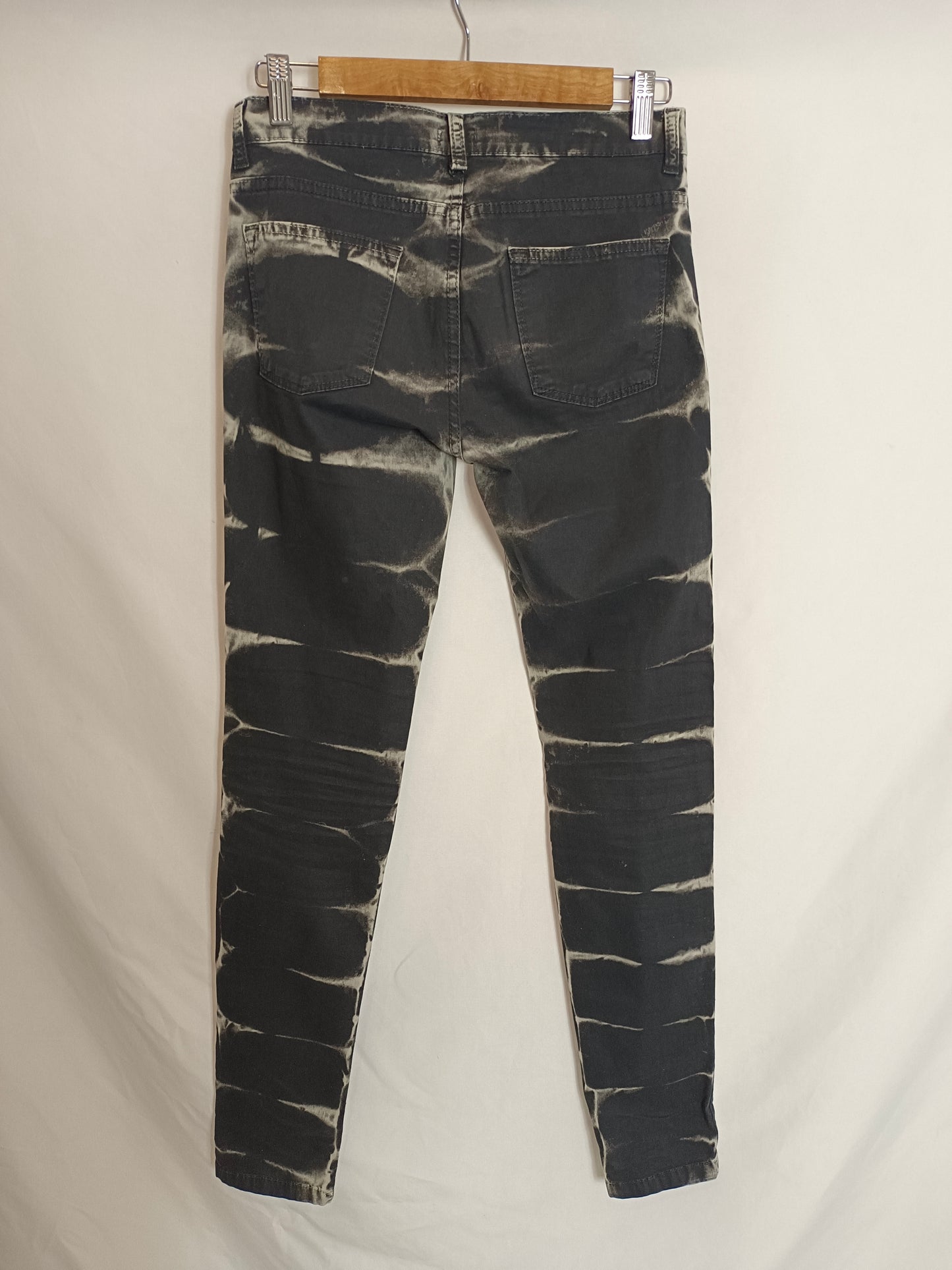 NICOLI. Pantalón tie dye gris T.(16)xxs