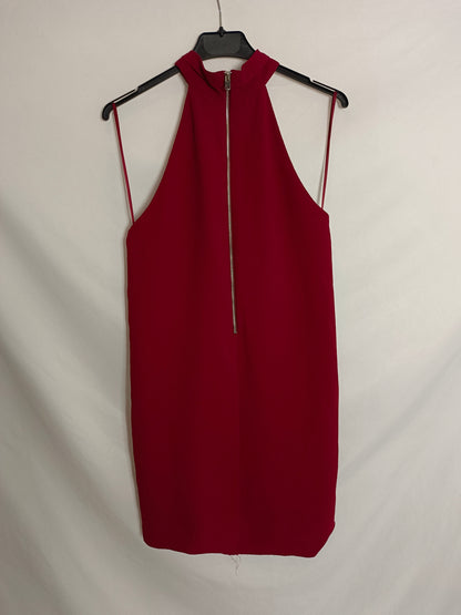 MANGO. Vestido corto cuello halter. T.XS.