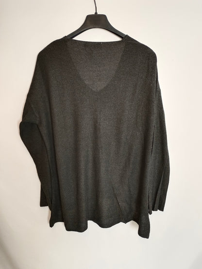 RENATTA&GO. Jersey fino gris Tu(s)