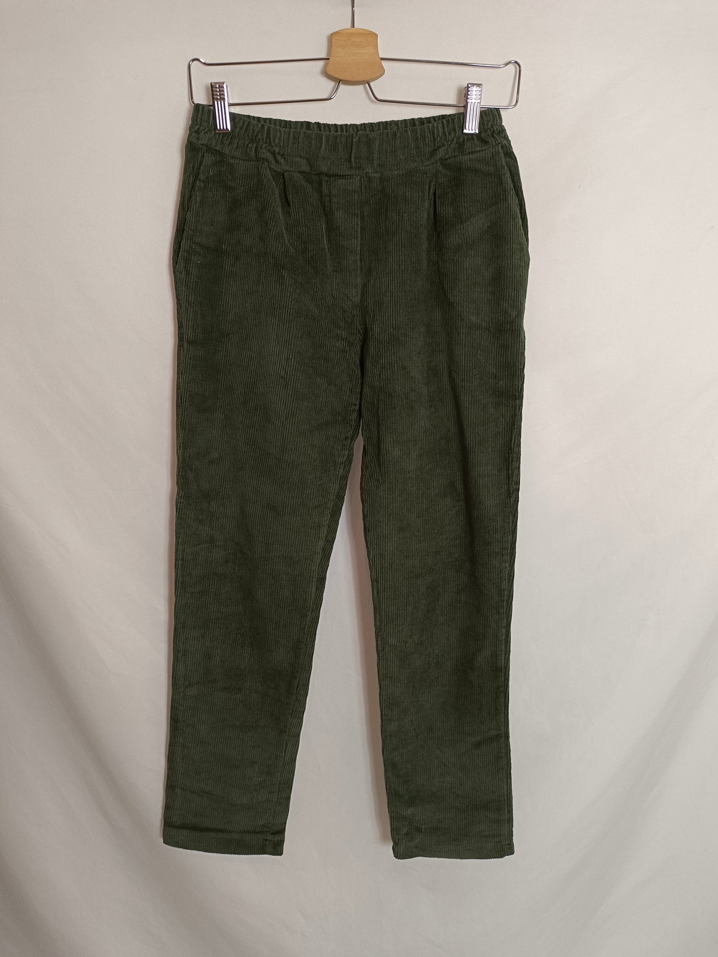 OTRAS. Pantalón pana verde T.u(s)