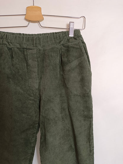 OTRAS. Pantalón pana verde T.u(s)