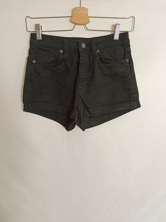 SUBDUED. Shorts denim negro T.25(34)