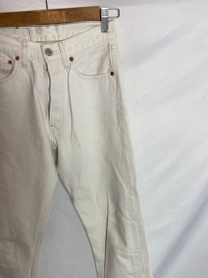 LEVIS. Jean 501 Blanco. T.34