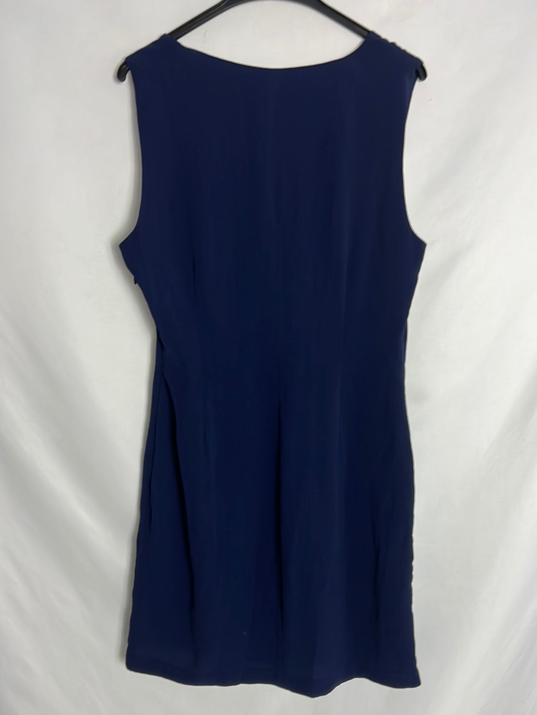 MORGAN. Vestido azul cremallera. T 42