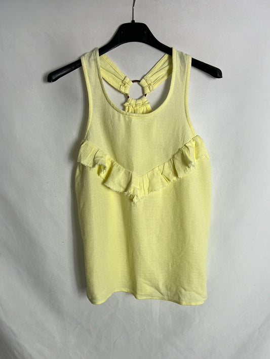 ATHENEA. Top cuello halter amarillo. T M