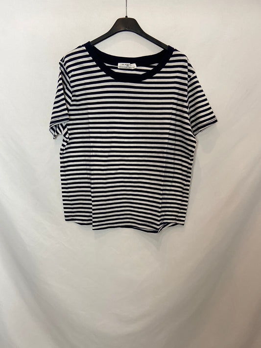 ZARA. Camiseta rayas T. XL