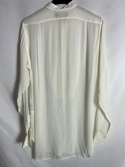 POLO RALPH LAUREN. Blusa beige claro fluida. T S