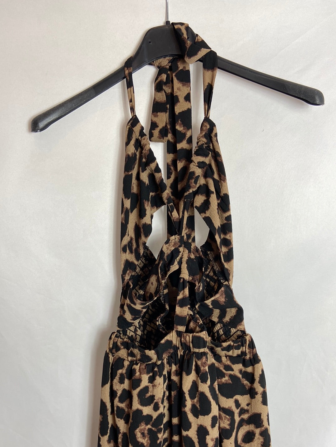 OTRAS. Vestido largo animal print T.M