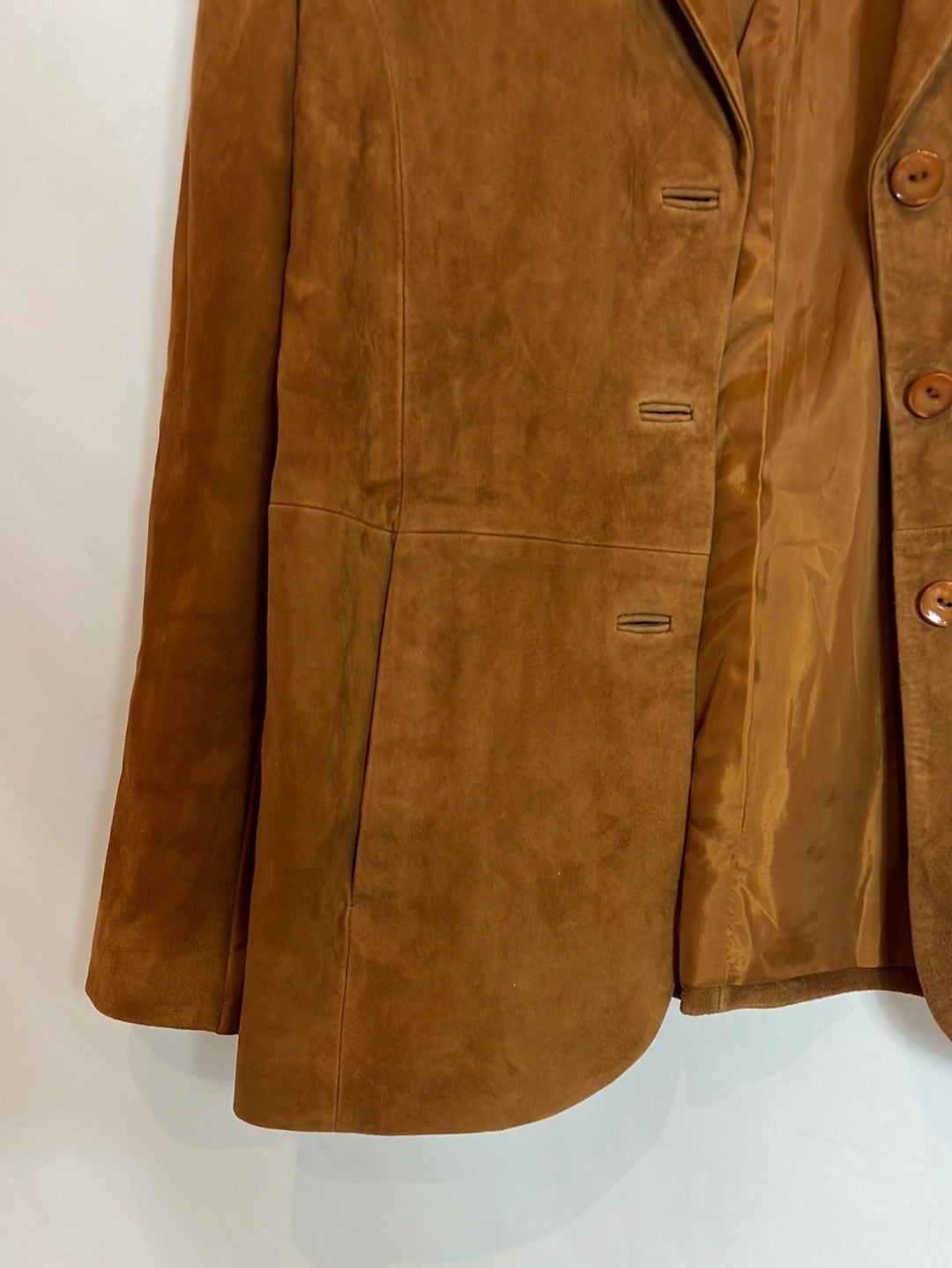 OTRAS. Chaqueta piel vintage camel. T 44 (tara)